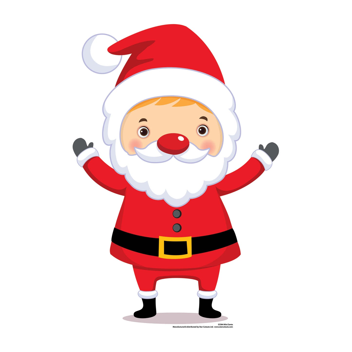 Cute Christmas Santa Claus Cardboard Cutout