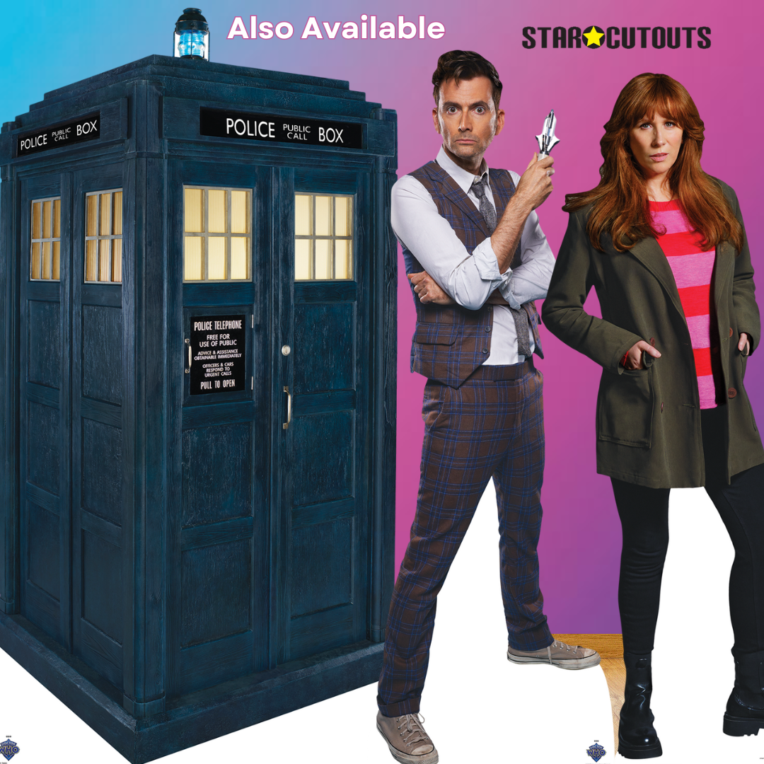 SC4433 14th Doctor Who Waistcoat Star Mini Cardboard Cut Out Height 93cm