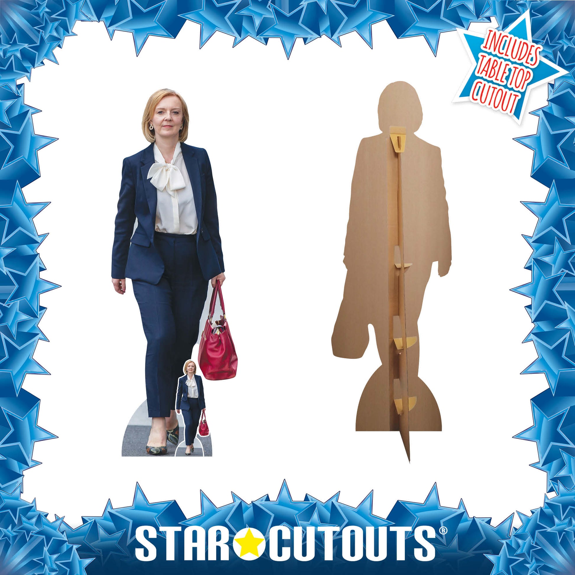 Liz Truss Cardboard Cutout Politician - mycardboardcutout