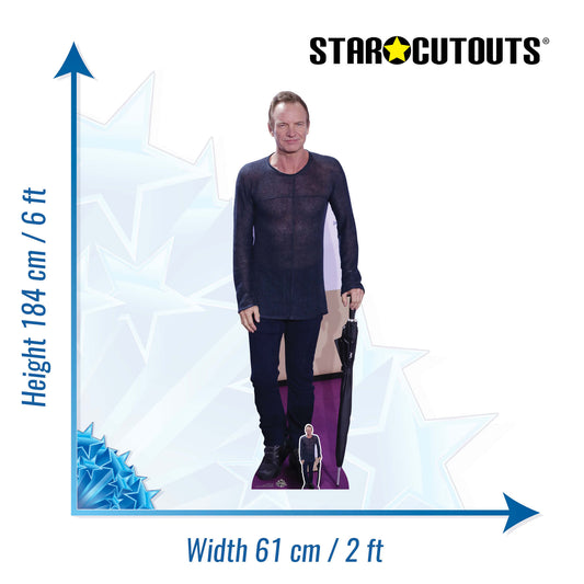 Sting Cardboard Cutout - mycardboardcutout