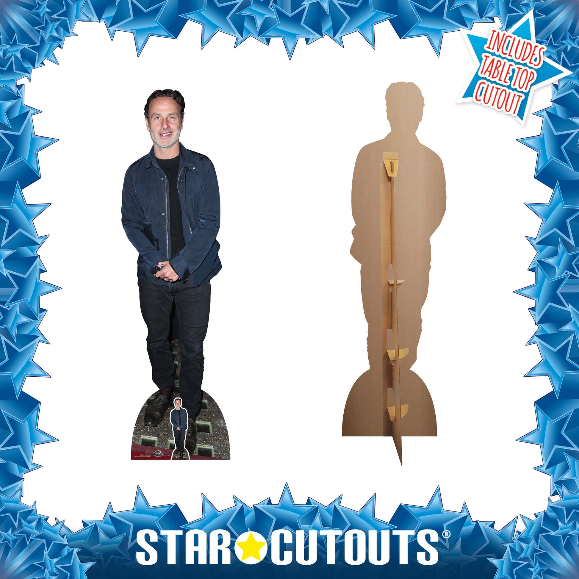 Famous Actor Andrew Lincoln Cardboard Cutout - mycardboardcutout
