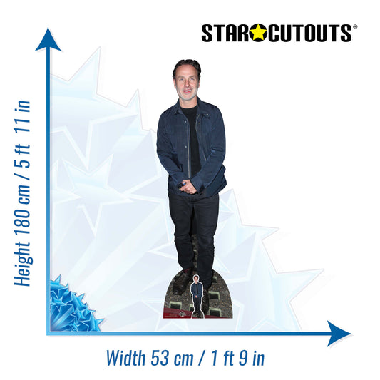 Famous Actor Andrew Lincoln Cardboard Cutout - mycardboardcutout