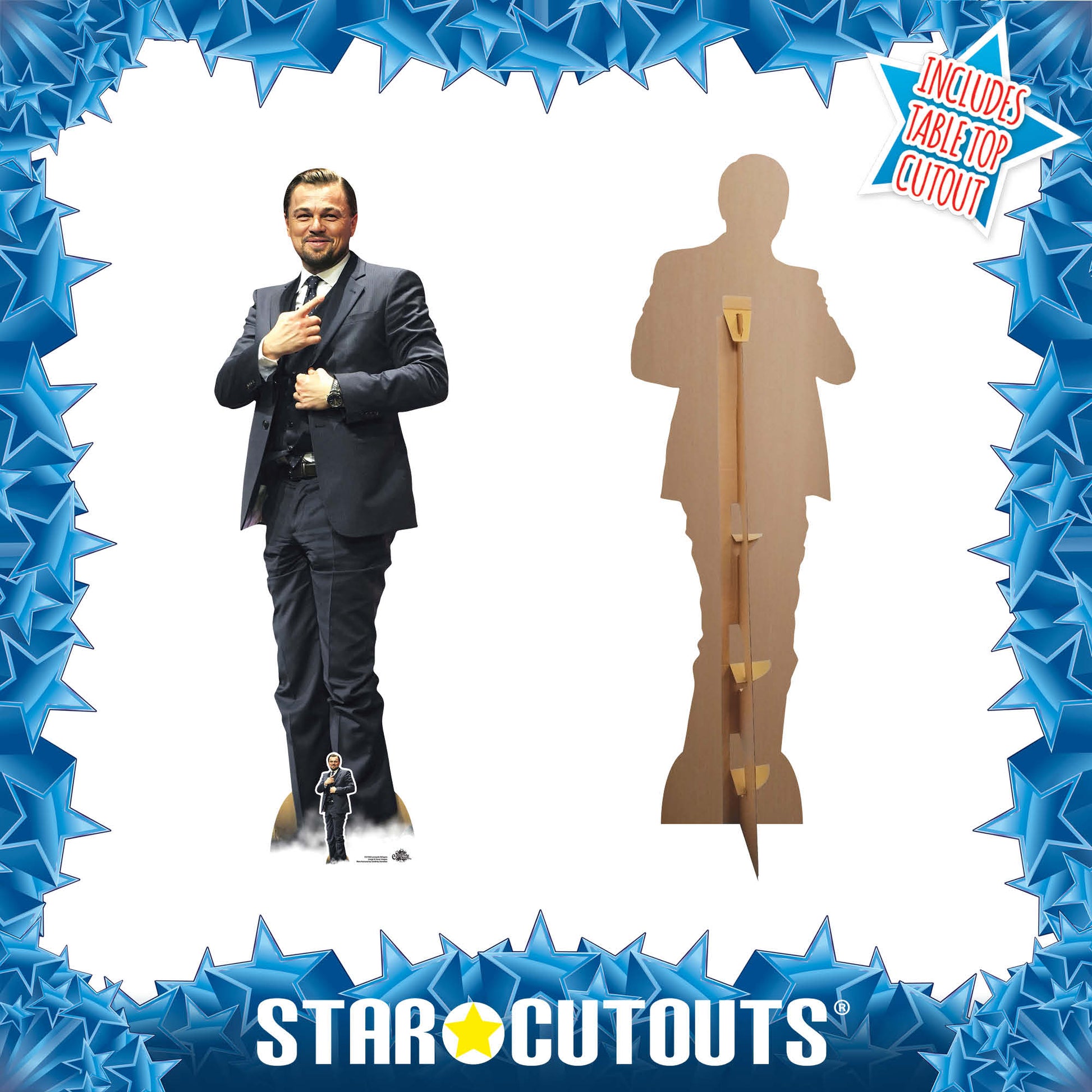 Leonardo DiCaprio Boss Cardboard Cutout - mycardboardcutout