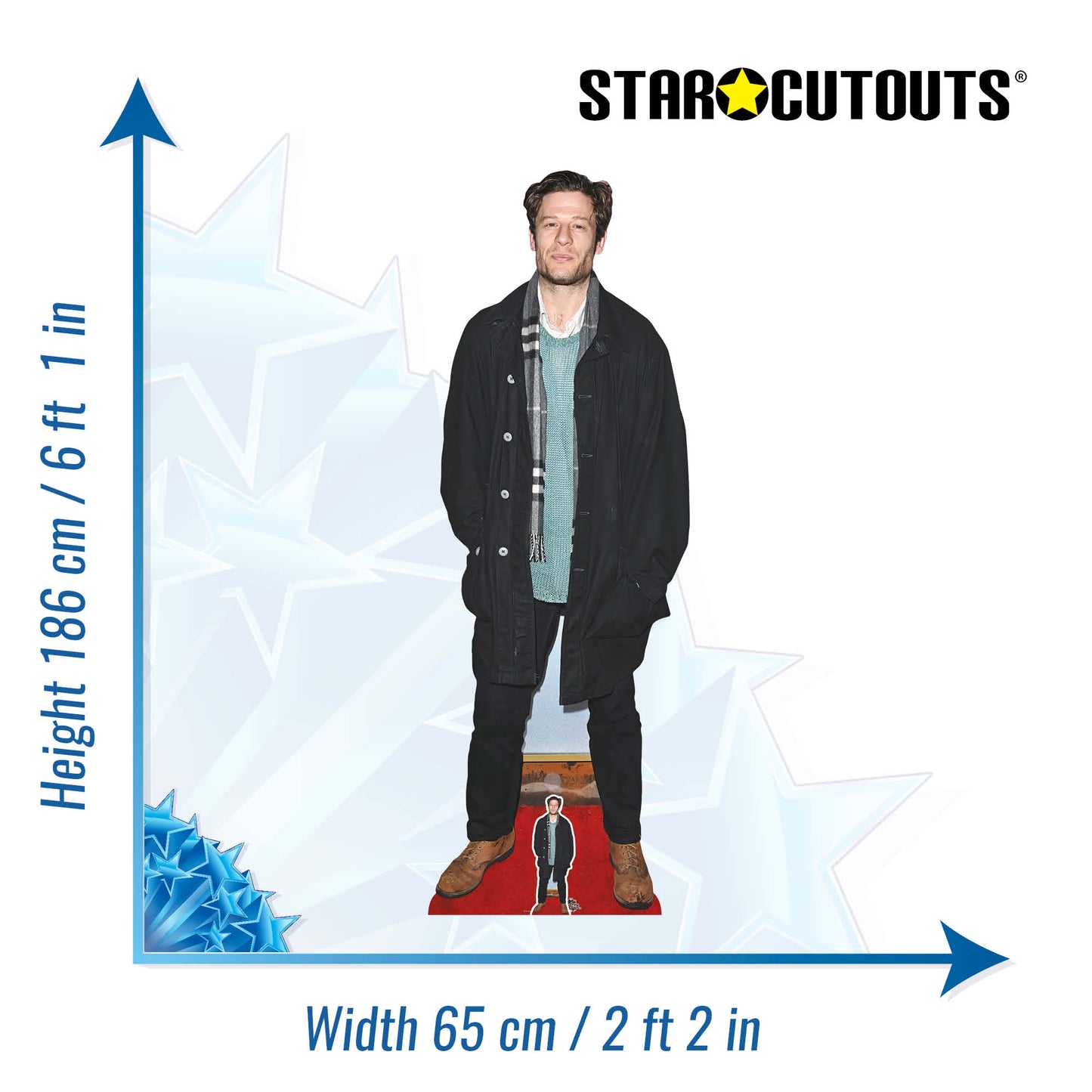 James Norton Cardboard Cutout - mycardboardcutout