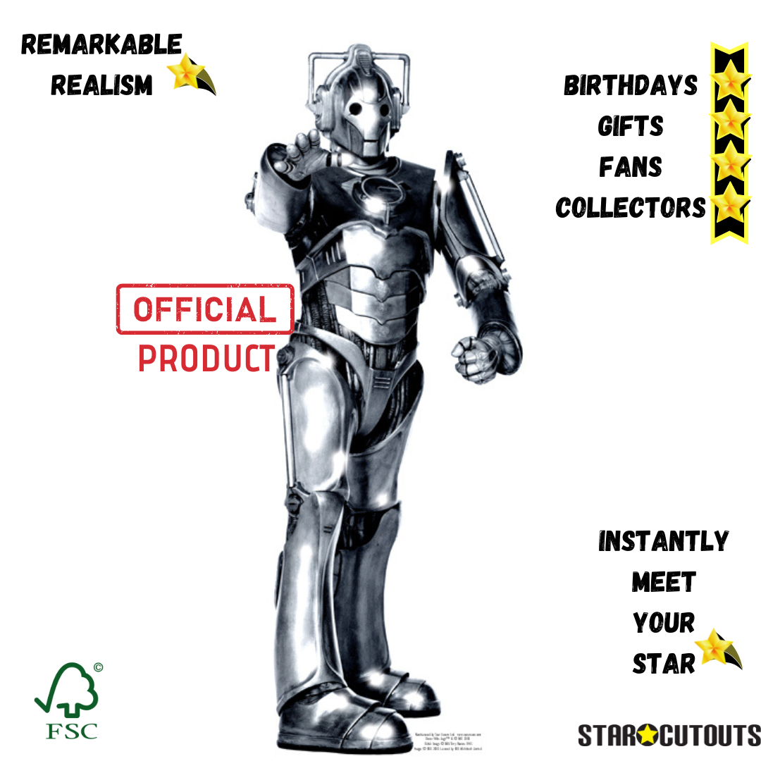 SC010 Cyberman Cardboard Cutout