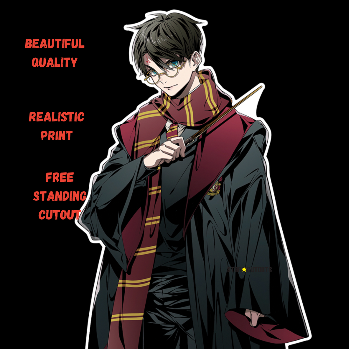 Harry Potter Anime Style Cardboard Cutout