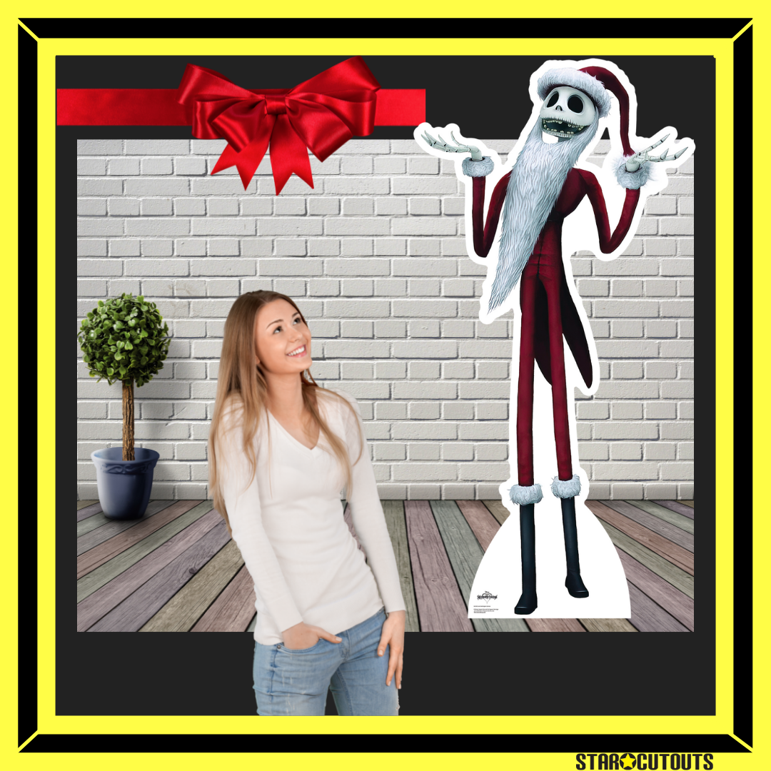 Nightmare Before Christmas Jack Sally Skellington and Zero Cardboard Cutouts Halloween