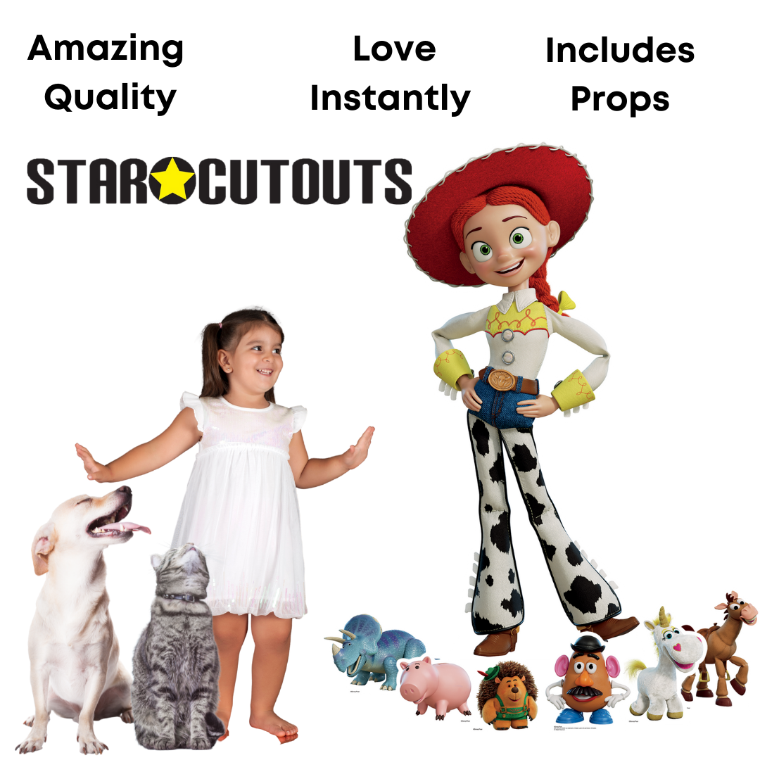 Jessie Toy Story Cardboard Cutout Party Decorations With Six Mini Party Decorations
