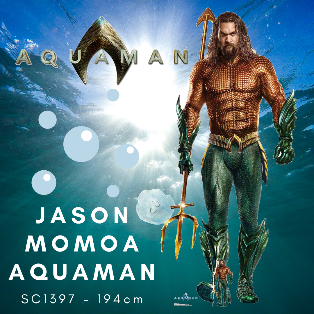 Aquaman Jason Momoa Cardboard Cutout - mycardboardcutout