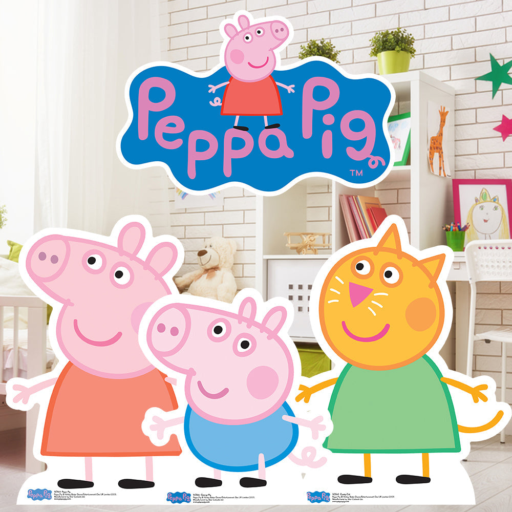 Peppa Pig Pumpkin and Magical Hat Halloween Cardboard Cutout - mycardboardcutout