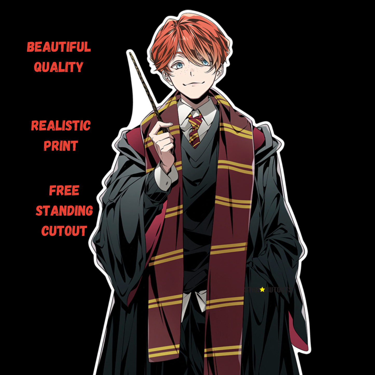 Ron Weasley Anime Style Cardboard Cutout