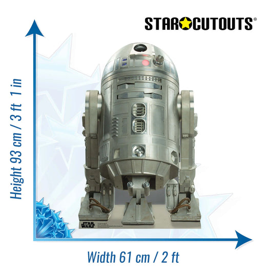 SC1002 R2-BHD  Epic Adventure Droid Lifesize Cardboard Cutout My Cardboard Cutout