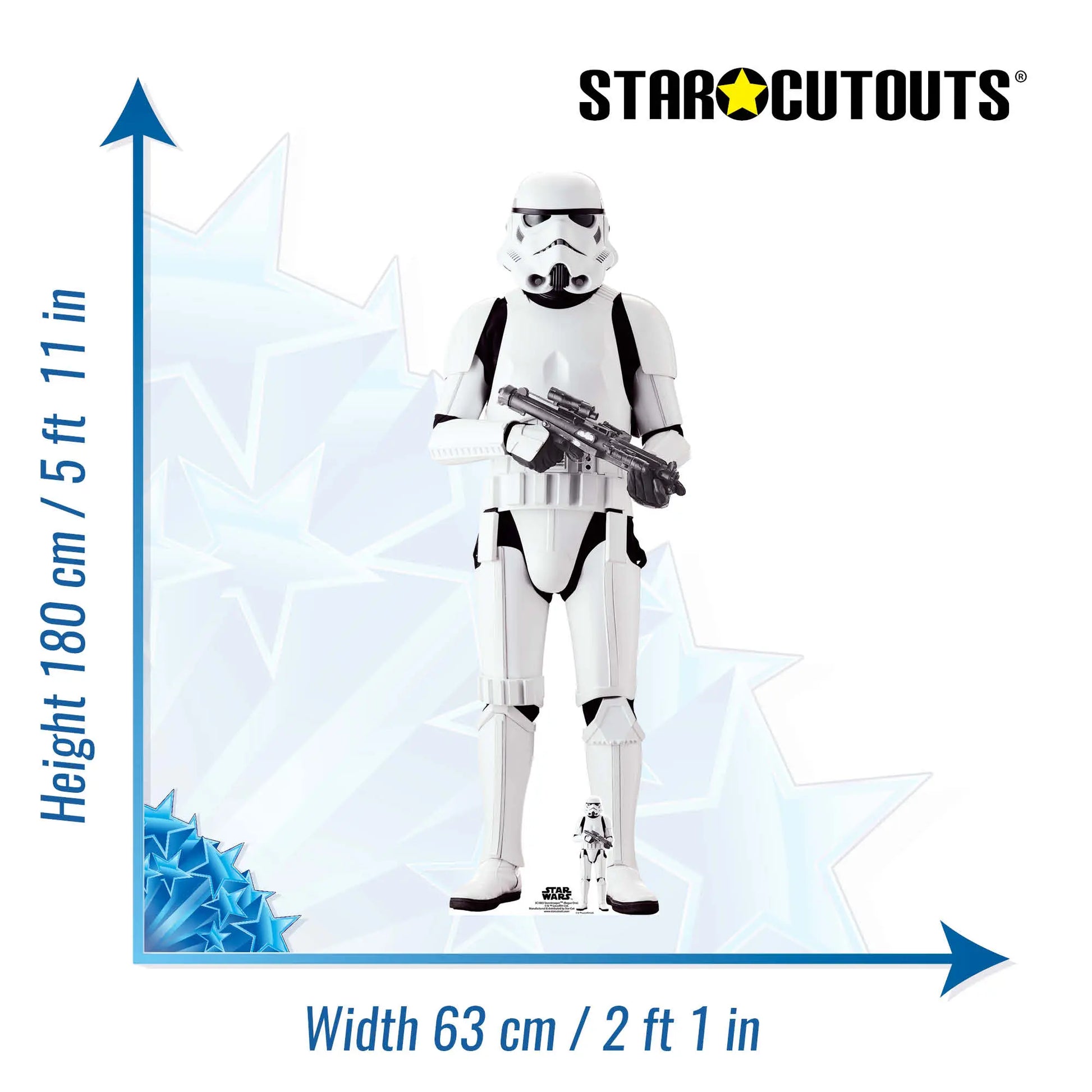 SC1003 Imperial Stormtrooper Lifesize Cardboard Cutout My Cardboard Cutout
