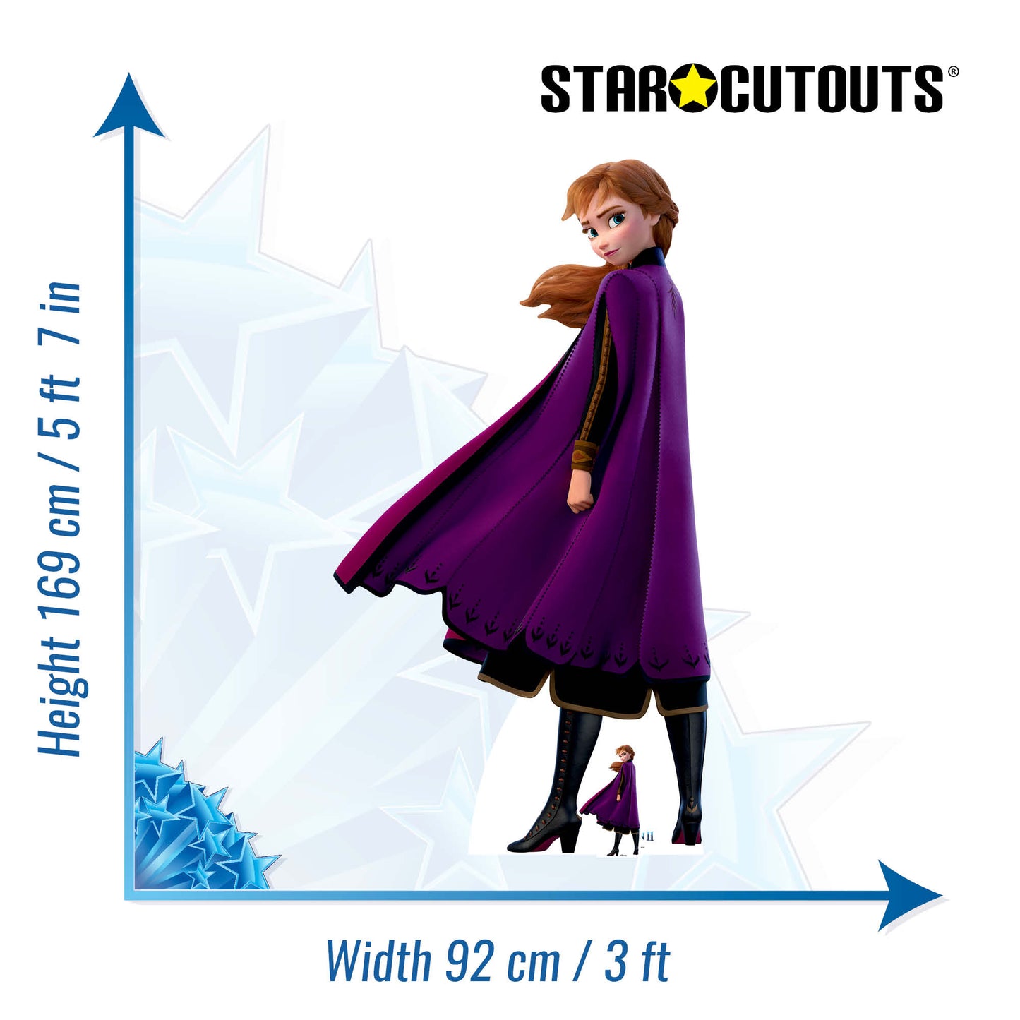 Princess Anna  Frozen Cardboard Cutout