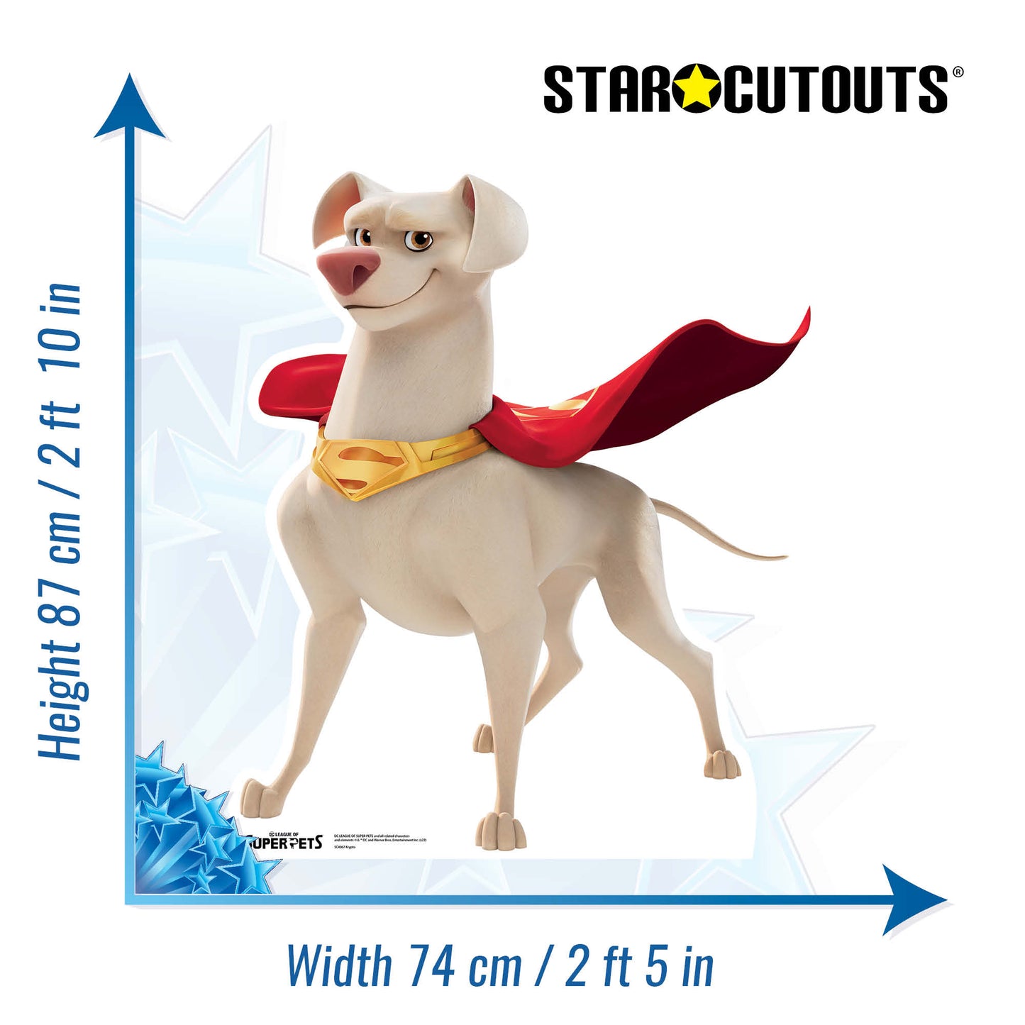 Krypto Superman's Dog DC League of Super Pets Cardboard Cutout