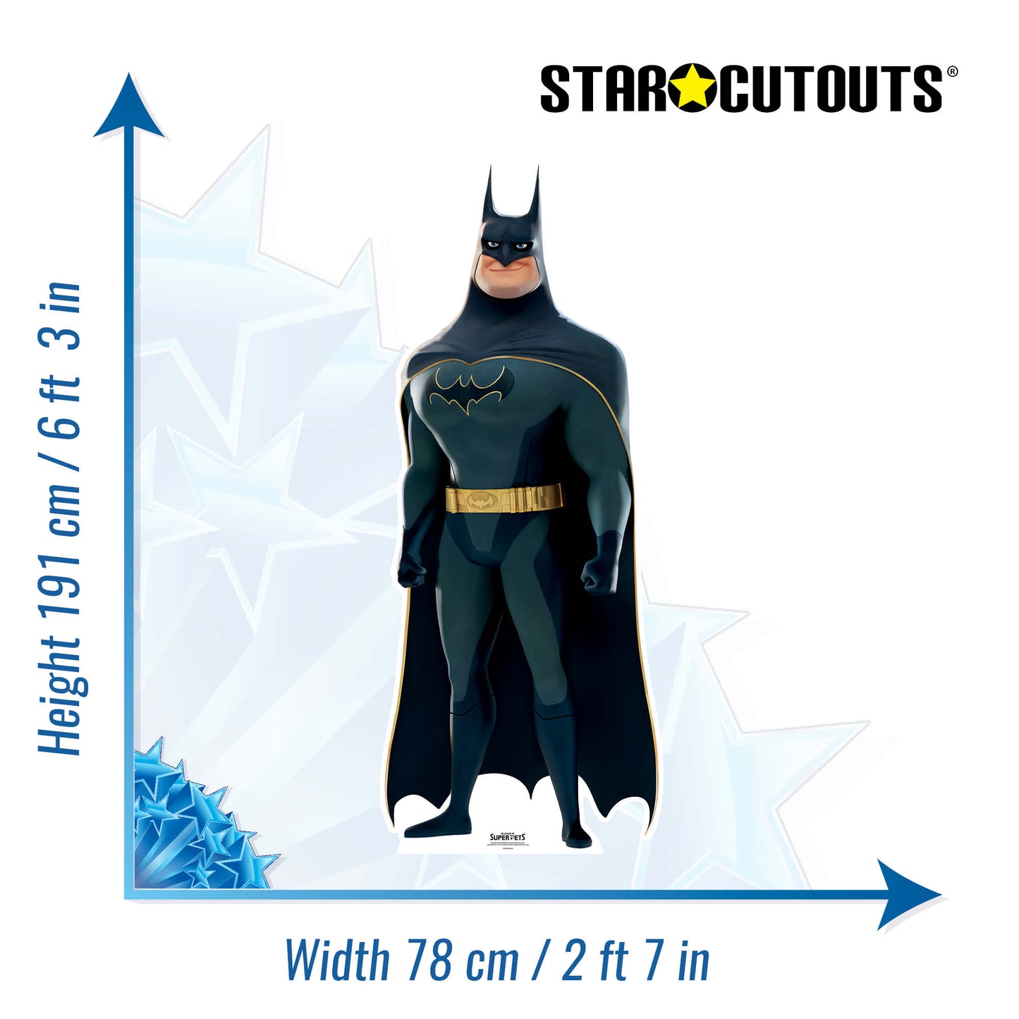Batman DC League of Super Pets Cardboard Cutout