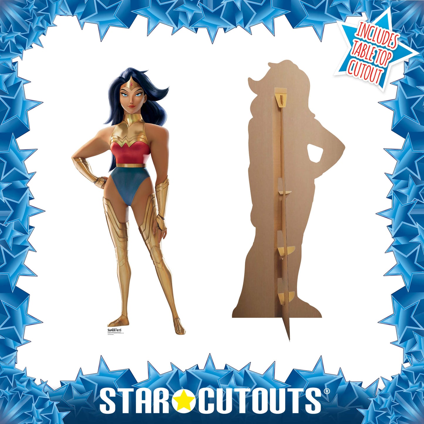 Wonder Woman DC League of Super Pets Cardboard Cutout