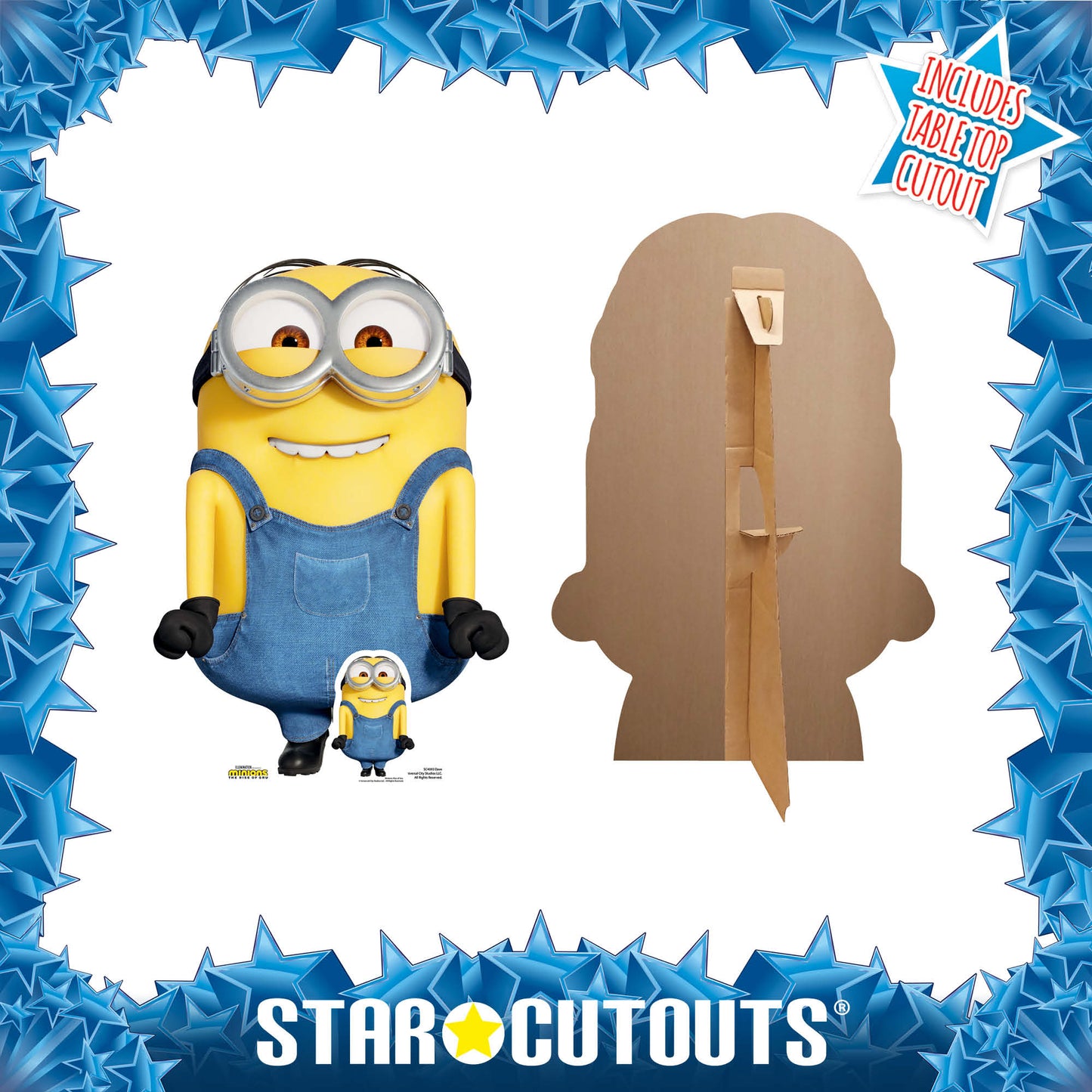 Dave Excited Minions 2 Despicable Me and Minions Cardboard Cutout