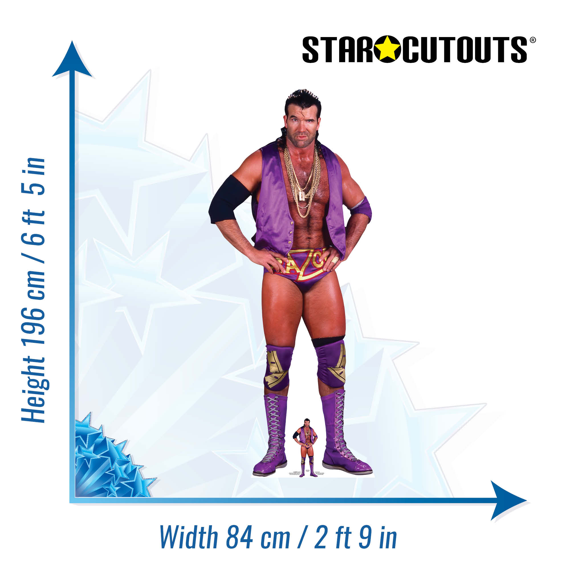 Wwe Razor Ramon Now Razor Ramon WWE Cardboard Cutout Lifesize – mycardboardcutout