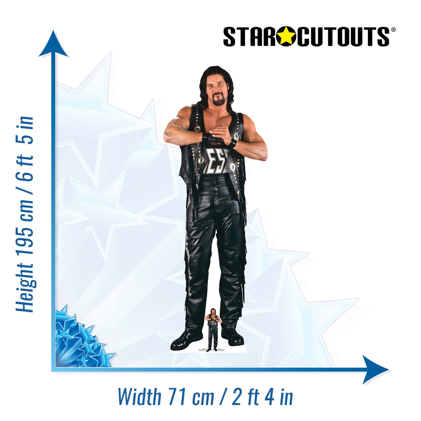 Diesel WWE Cardboard Cutout Lifesize - mycardboardcutout