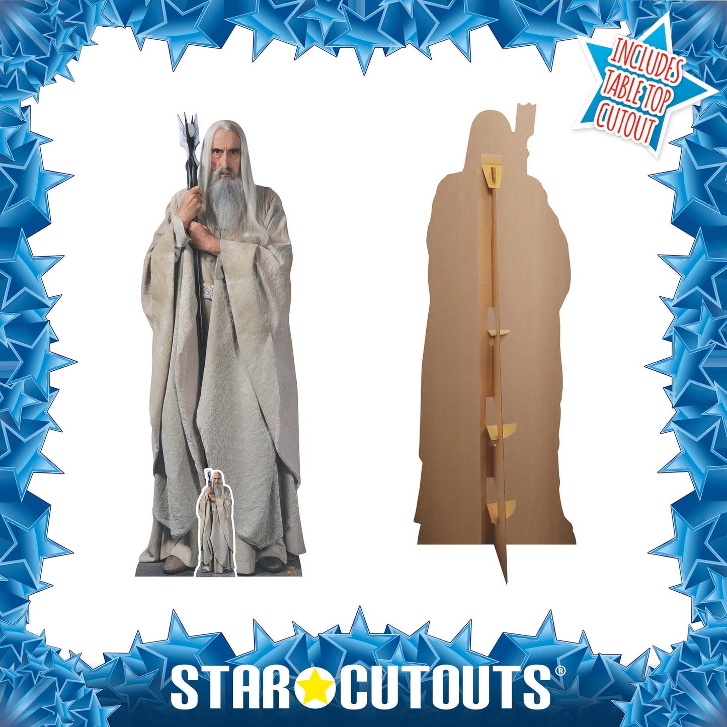 Saruman The Lord of the Rings Cardboard Cutout Lifesize