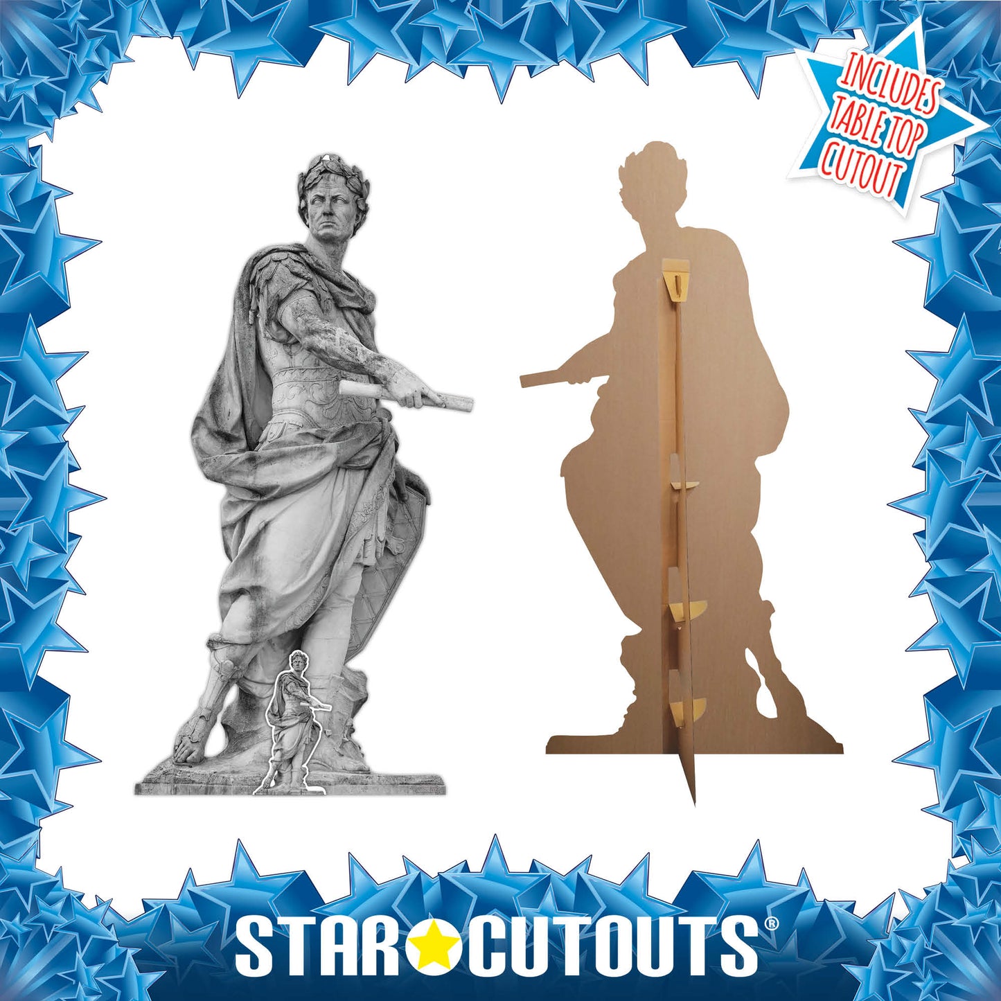 Julius Caesar Roman Statue Cardboard Cutout