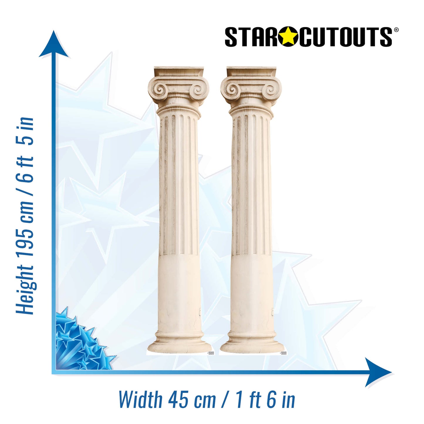 Roman Pillars Cardboard Cutouts