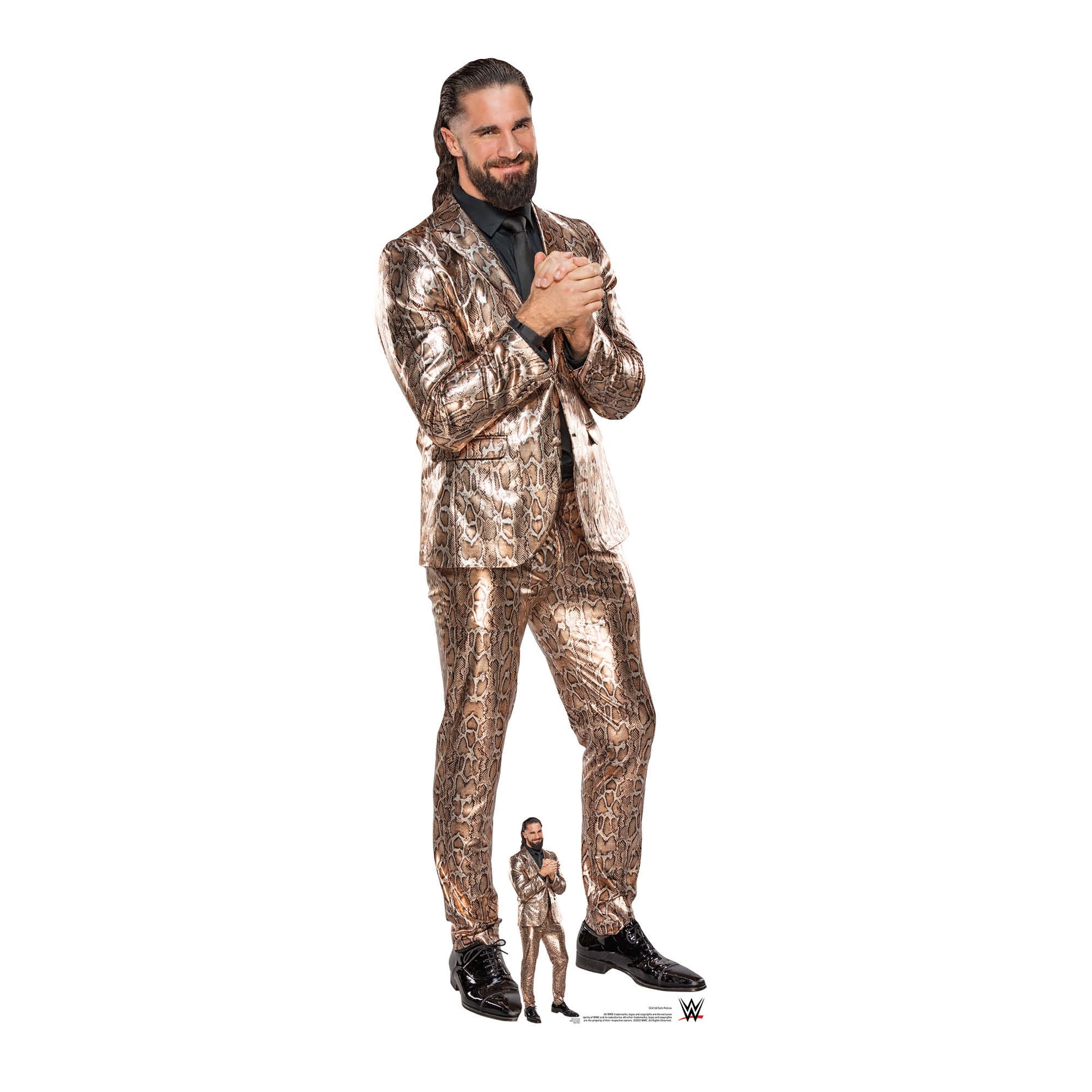 Seth Rollins Gold Suit WWE Cardboard Cutout - mycardboardcutout