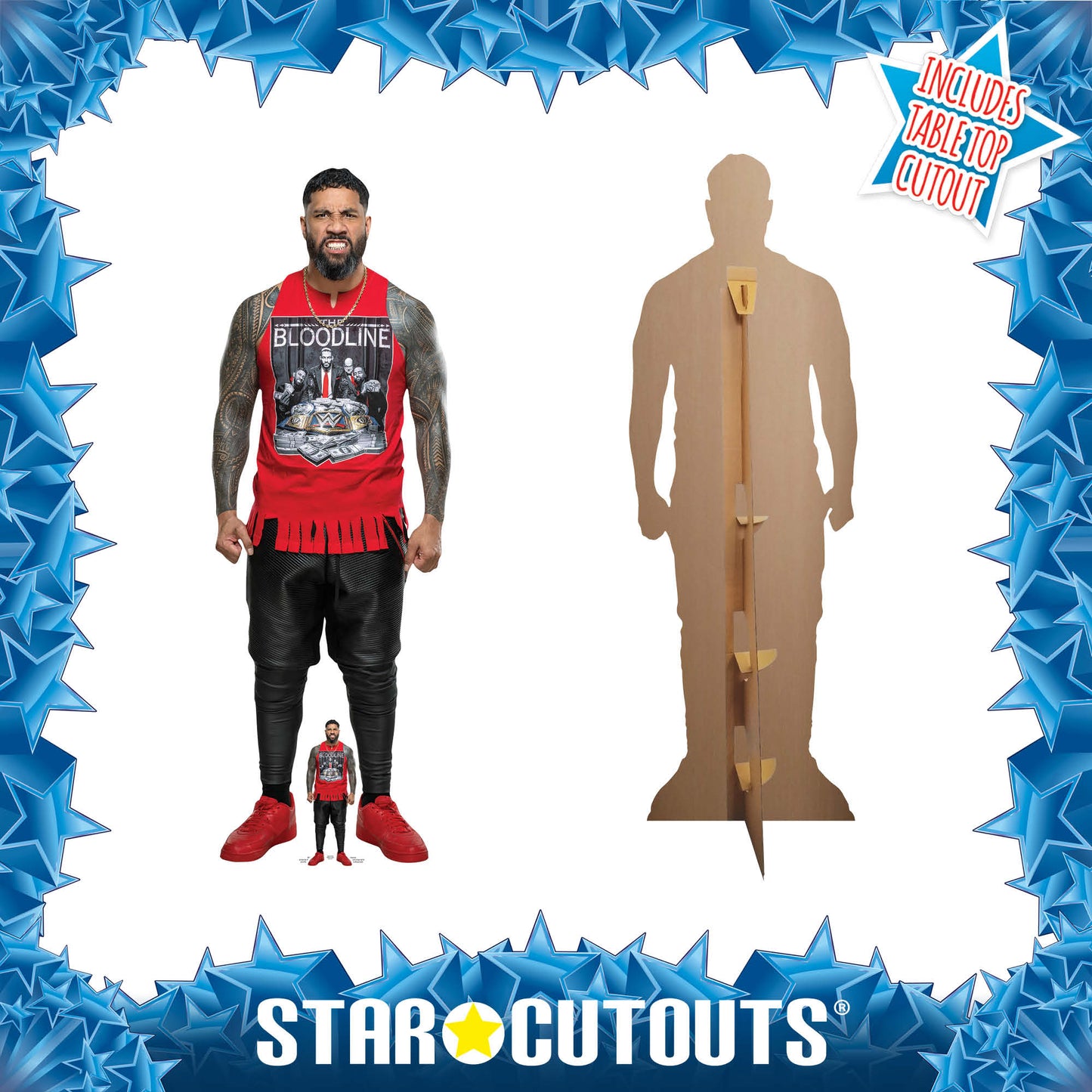 Jey Uso WWE Cardboard Cutout - mycardboardcutout