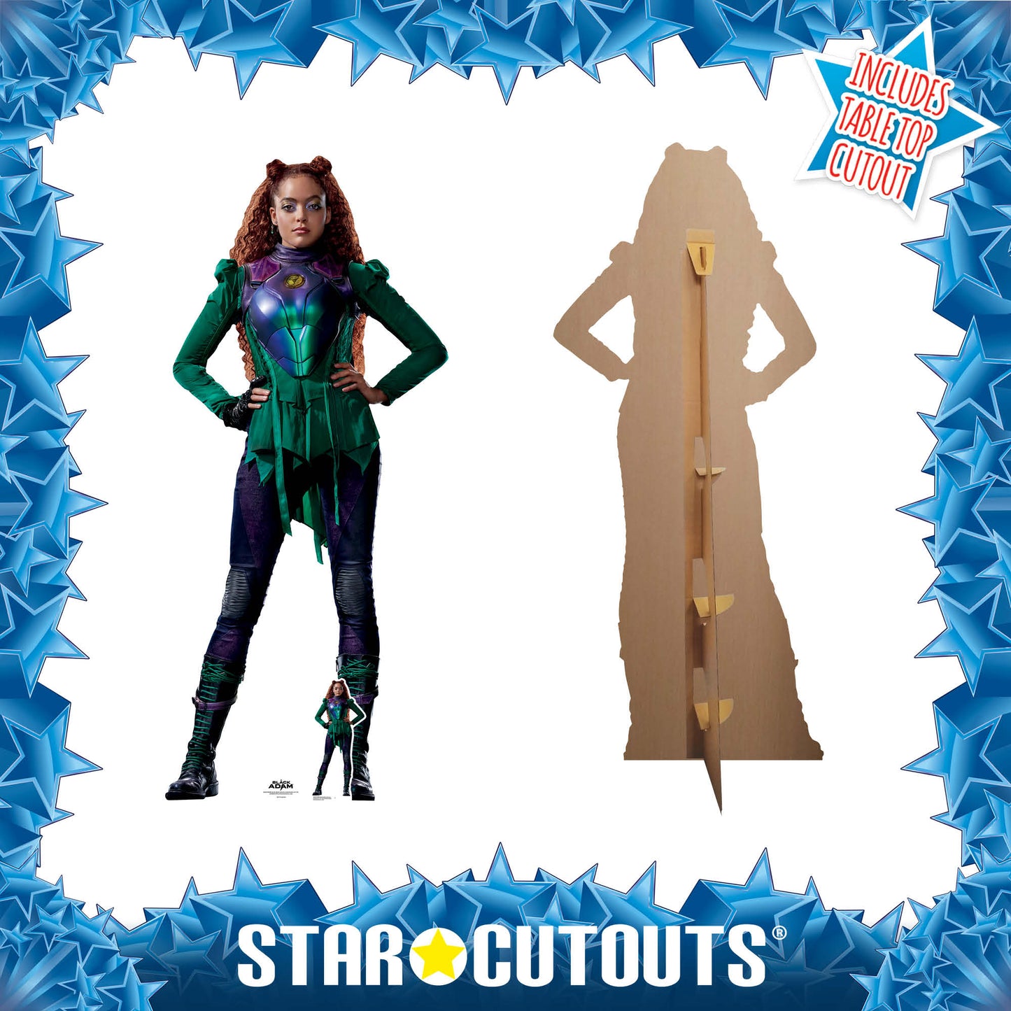 Cyclone Quintessa Swindell Black Adam Cardboard Cutout - mycardboardcutout