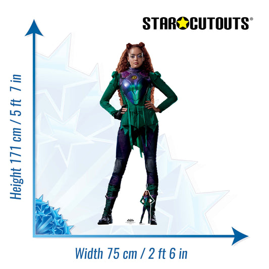 Cyclone Quintessa Swindell Black Adam Cardboard Cutout - mycardboardcutout