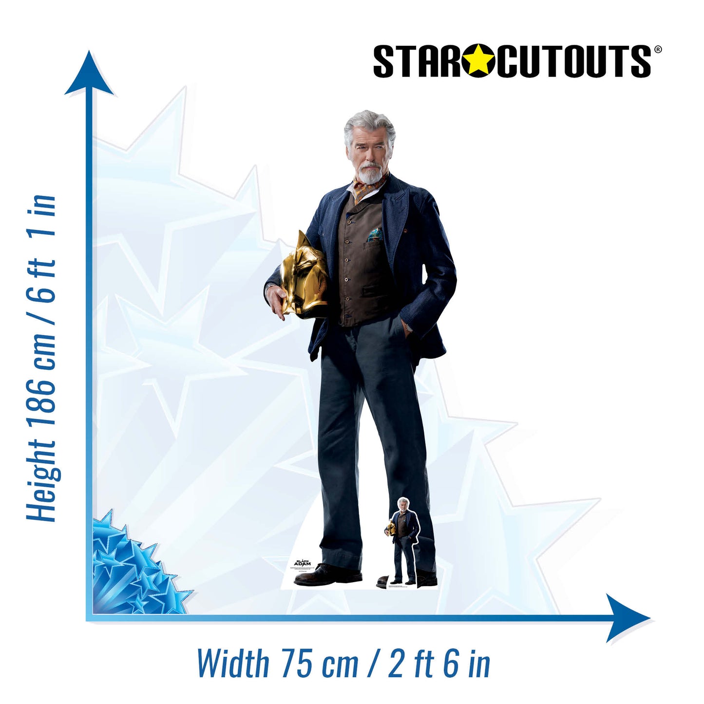 Doctor Fate/ Kent Nelson Pierce Brosnan Black Adam Cardboard Cutout - mycardboardcutout