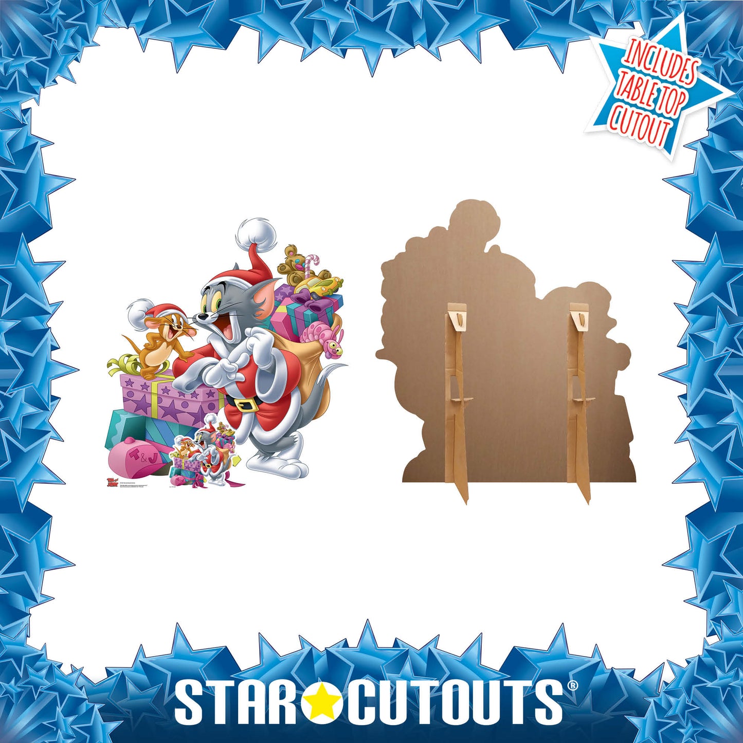 Tom and Jerry Christmas Gifts Cardboard Cutout - mycardboardcutout