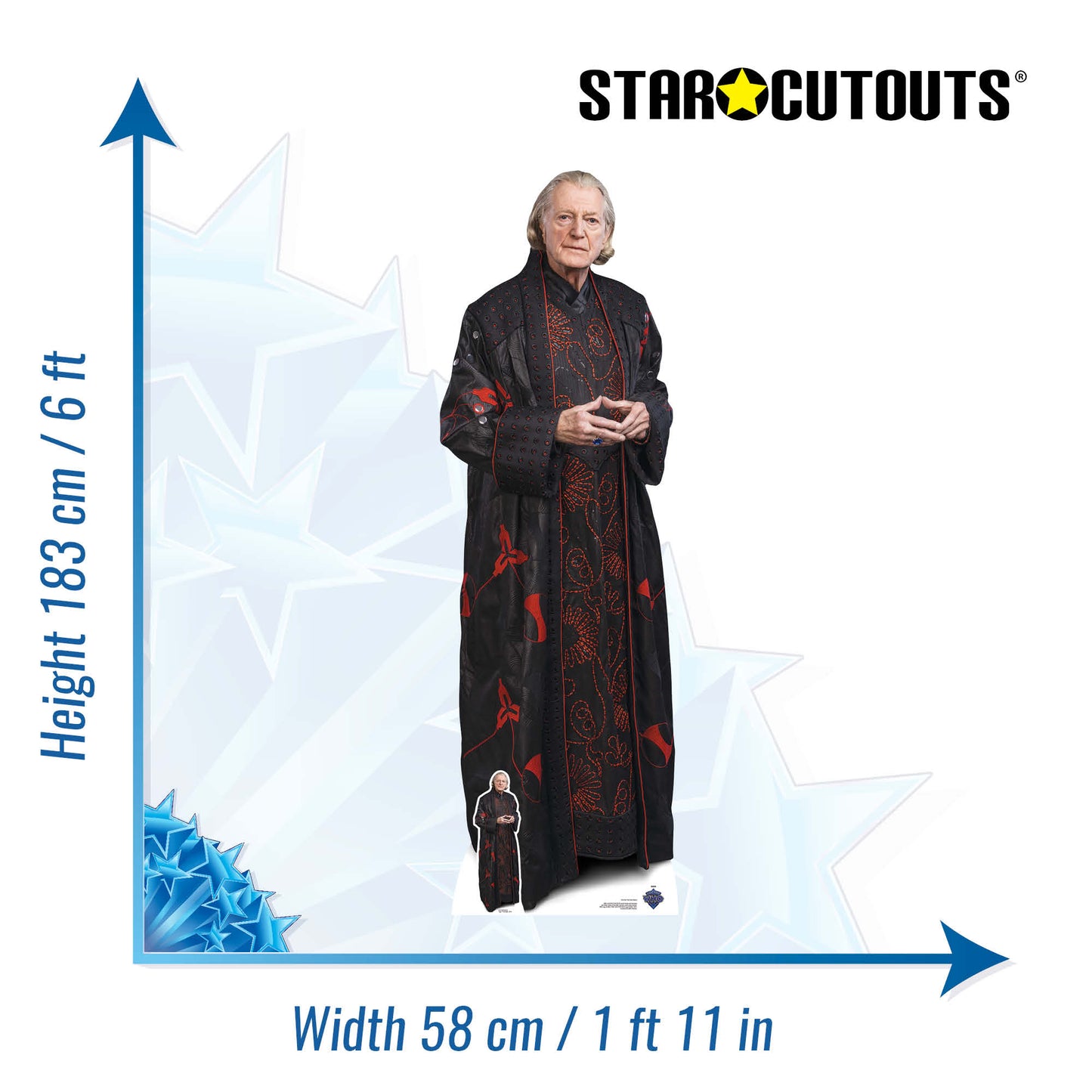 SC4192 First Doctor Who Cardboard Cutout