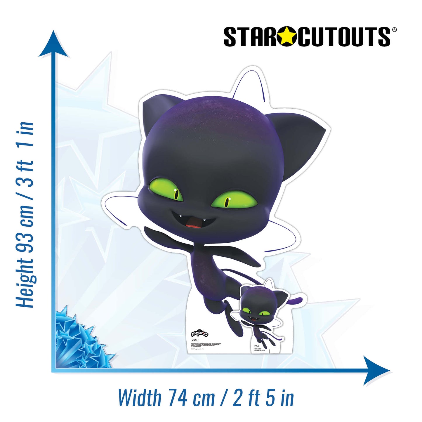 Plagg Kwami Miraculous Star Mini Cardboard Cutout