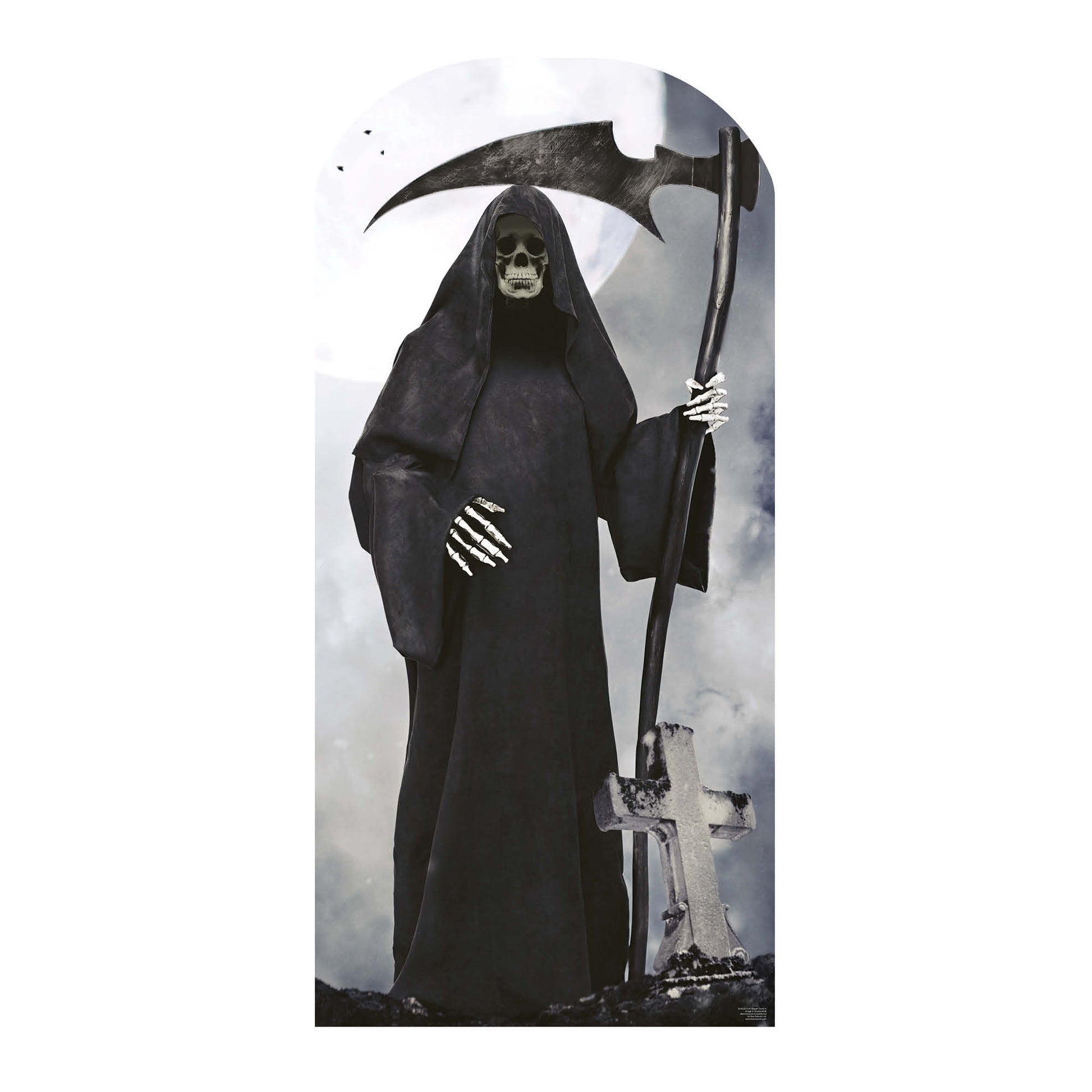 Grim Reaper Stand In Cardboard Cutout
