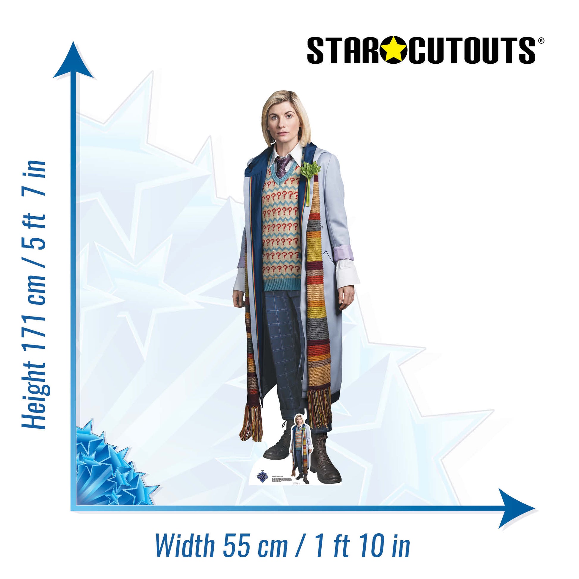 Thirteenth Doctor Multi Cardboard Cutout - mycardboardcutout