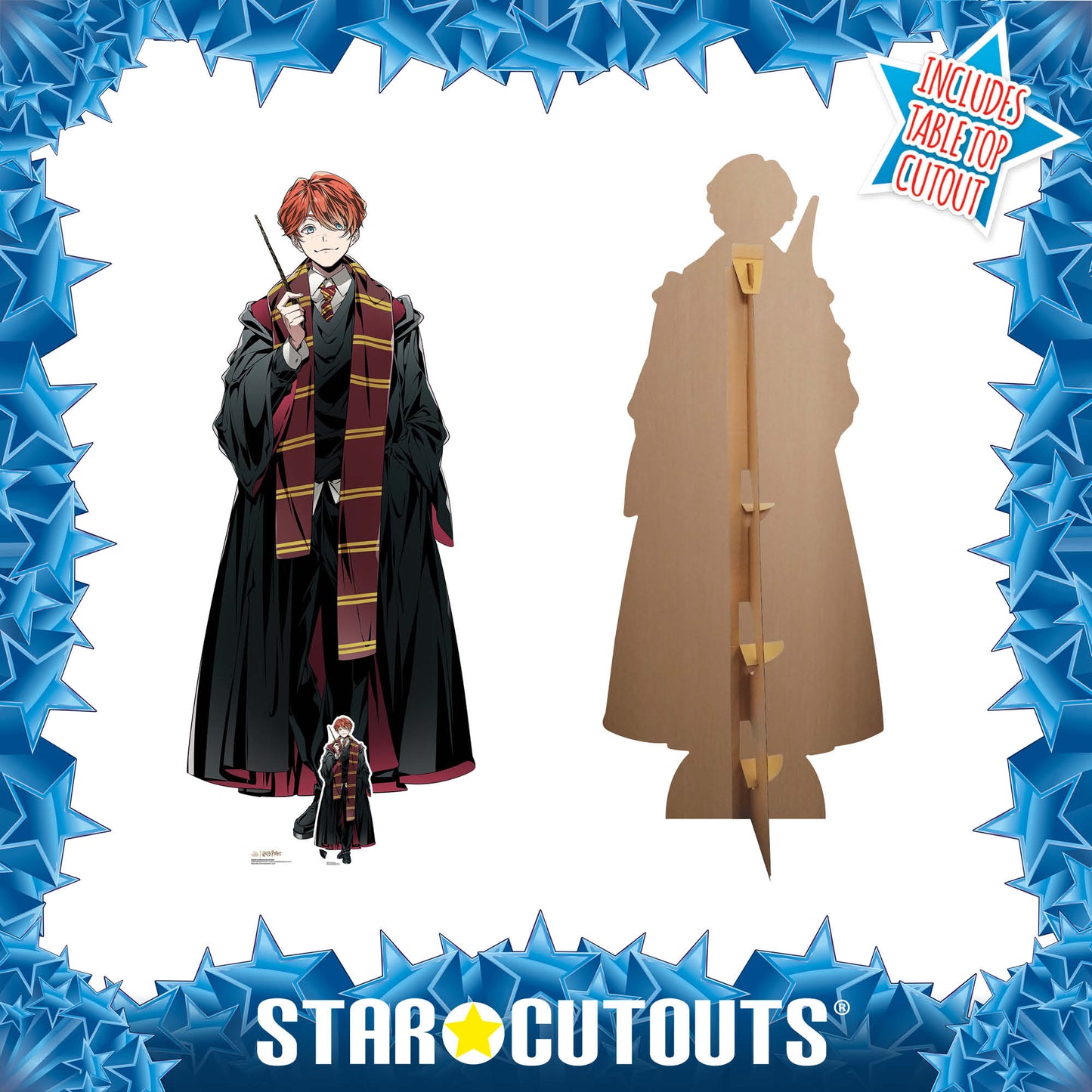 Ron Weasley Anime Style Cardboard Cutout