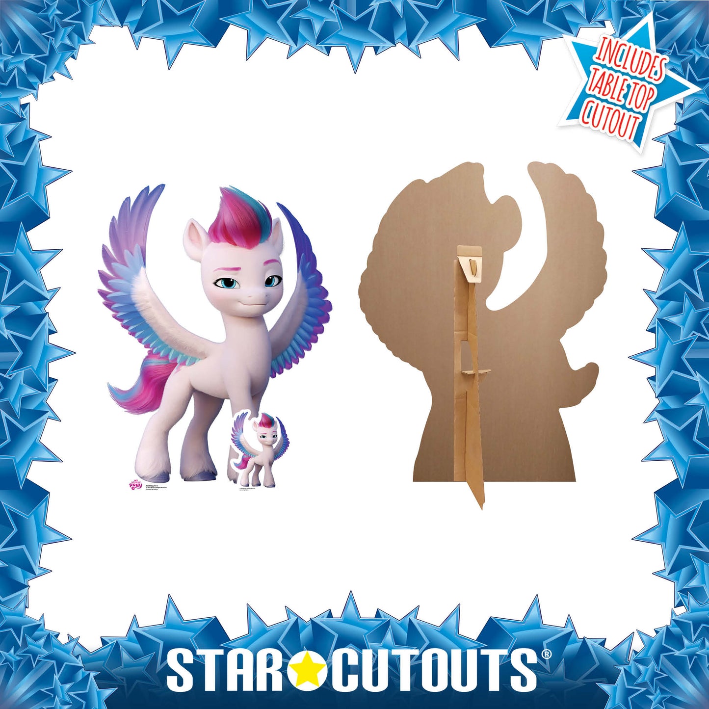 Zipp Storm My Little Pony Star Mini Cardboard Cutout