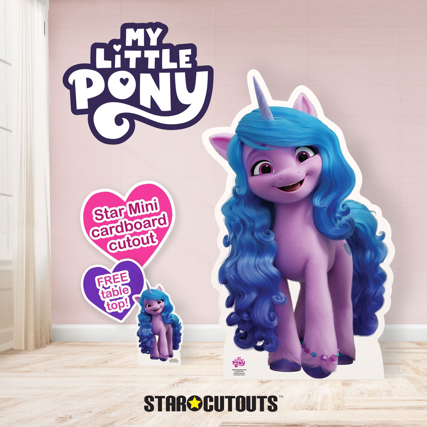Izzy Moonbow My Little Pony Star Mini Cardboard Cutout