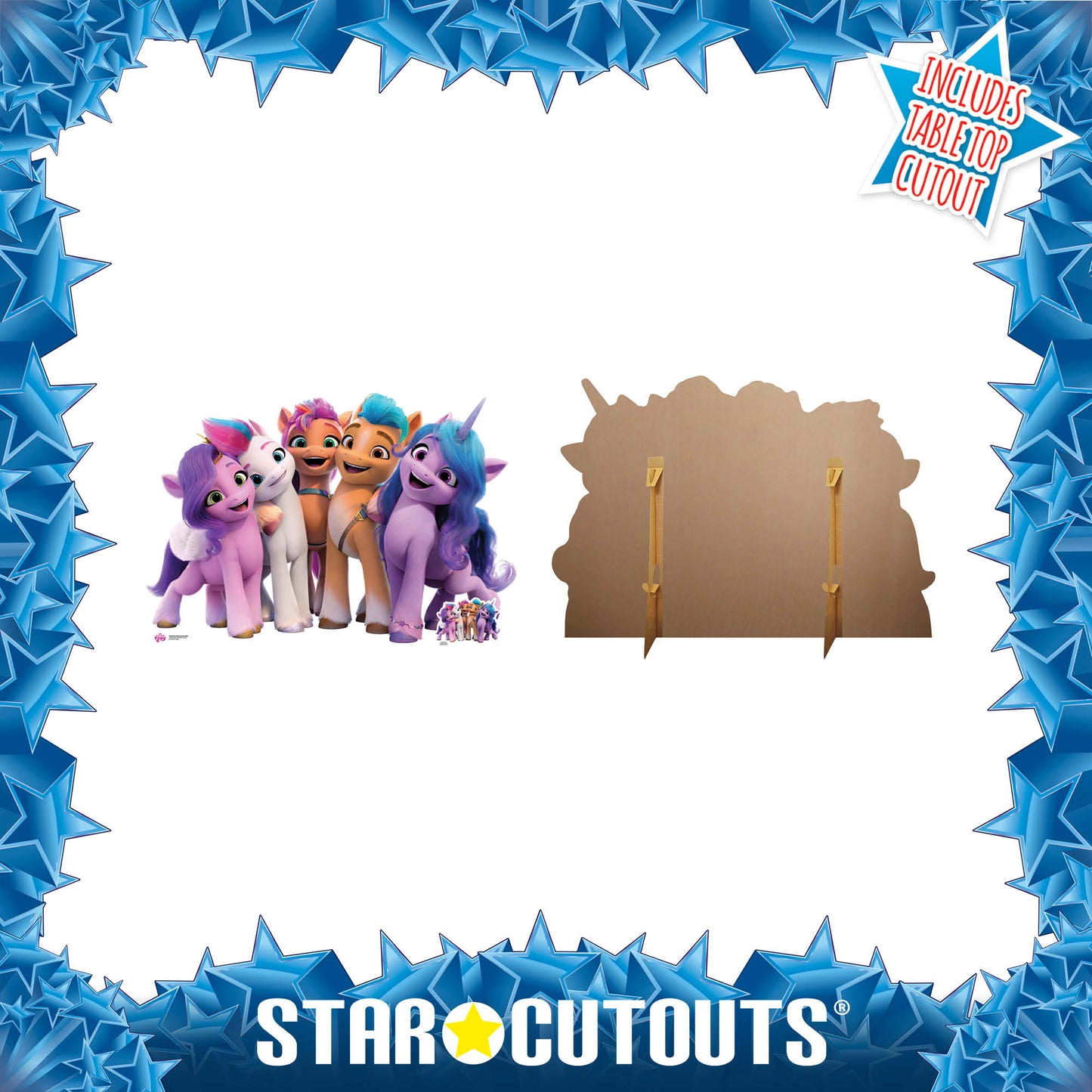 My Little Pony Star Mini Group Cardboard Cutout