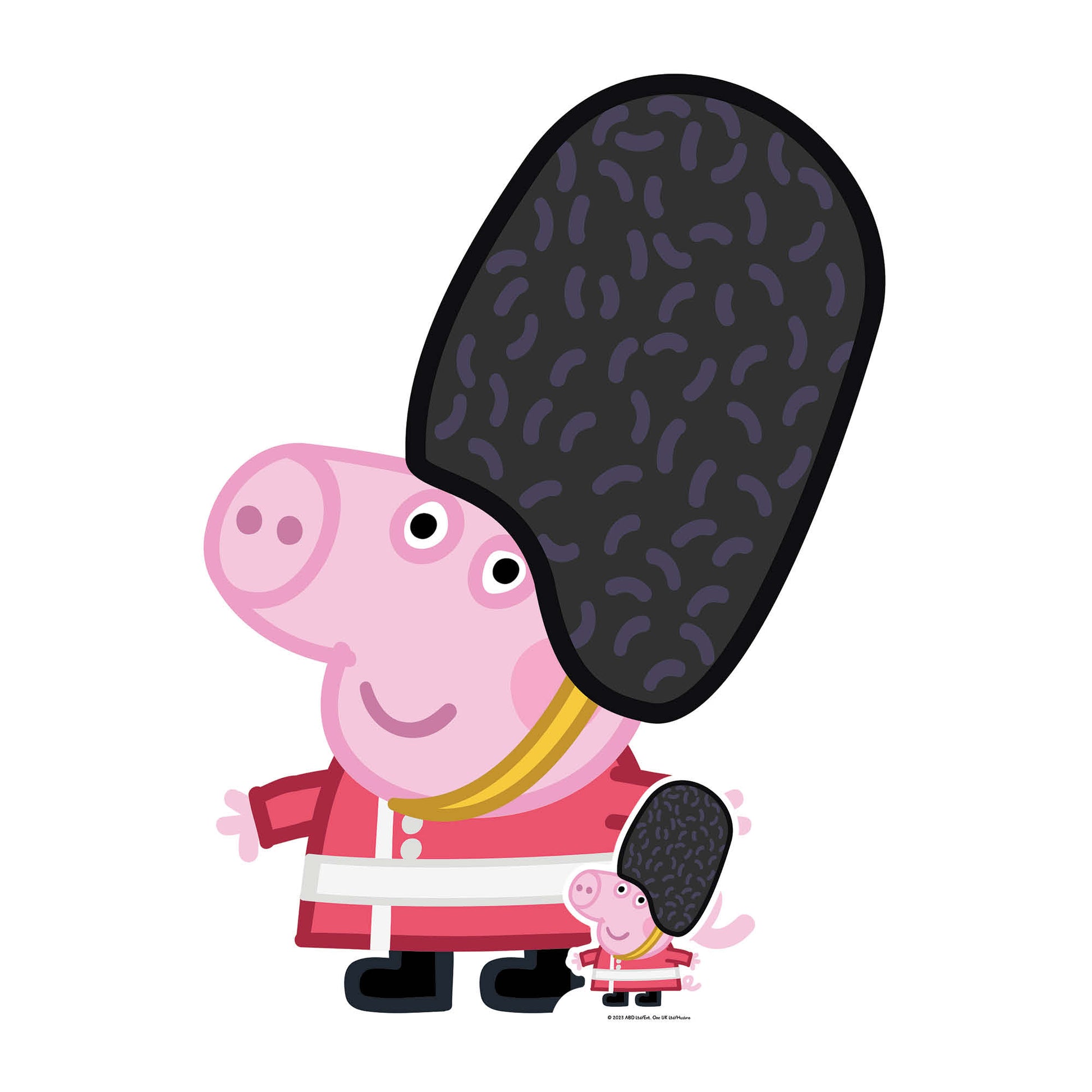 George Pig Palace Guard Cardboard Cutout - mycardboardcutout