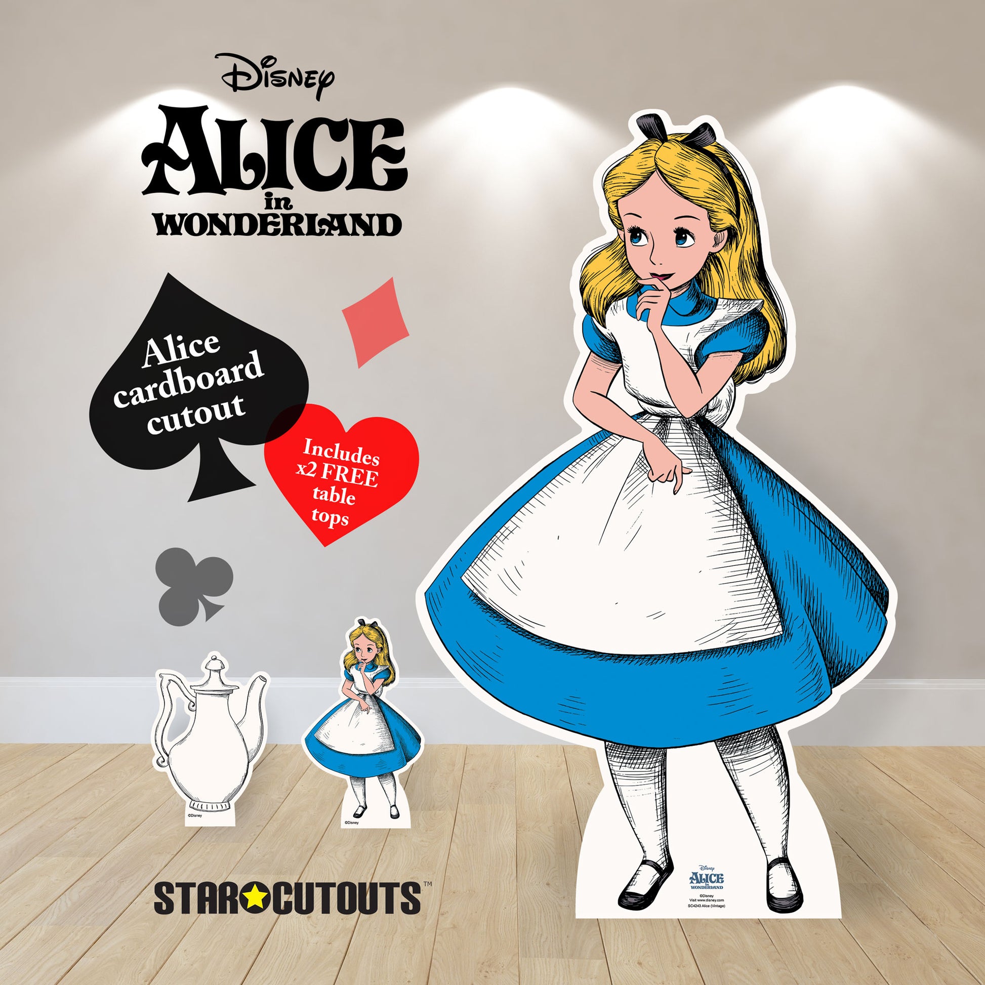 Cheshire Cat from Alice In Wonderland Disney Lifesize Cardboard Cutout