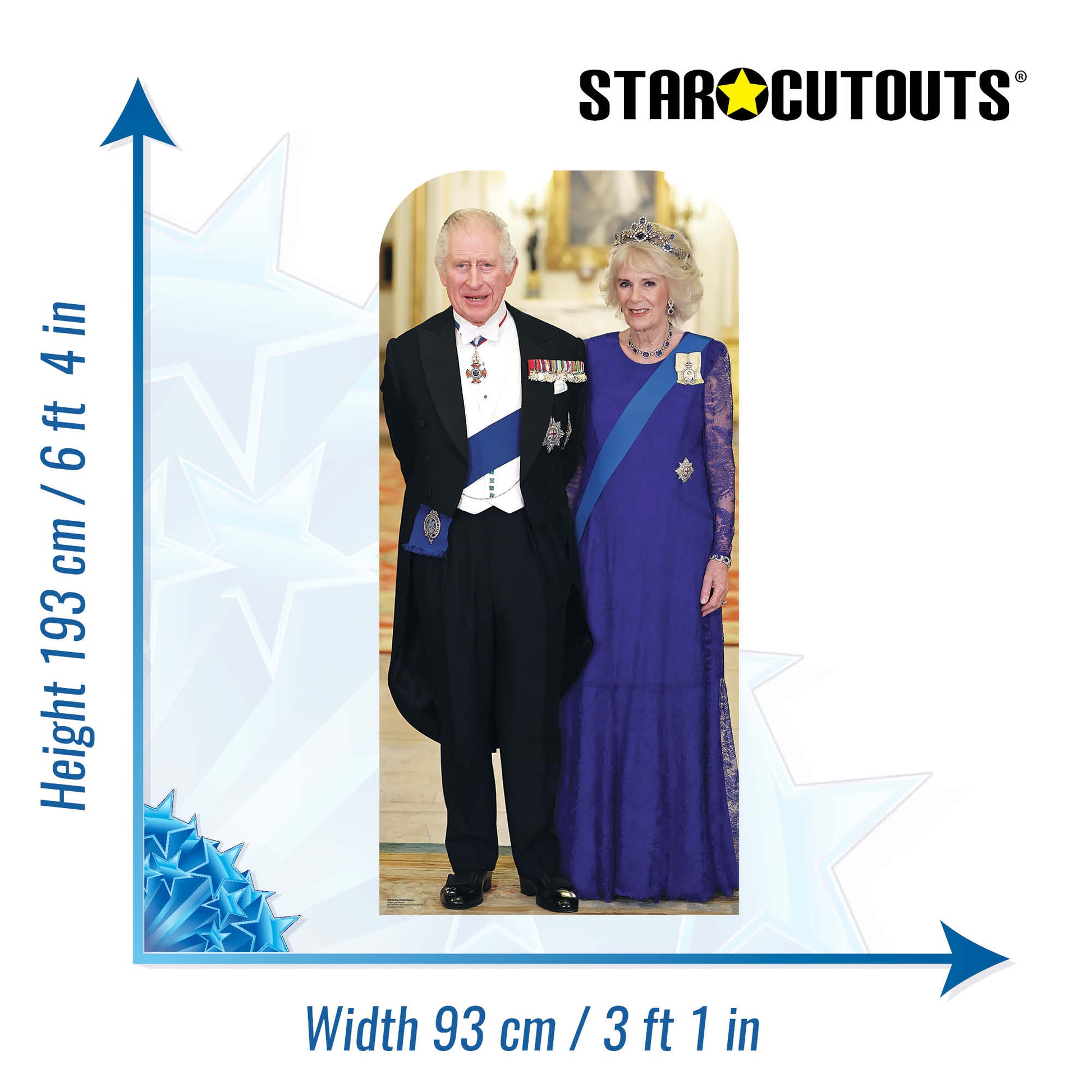 King Charles Stand In Cardboard Cutout - mycardboardcutout