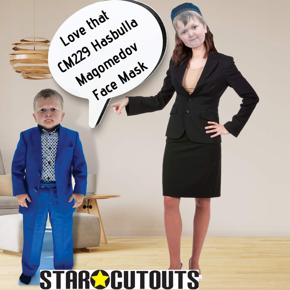 Hasbulla Cardboard Cutout Lifesize & Free Hasbulla Cardboard Face Mask