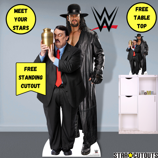 The Undertaker and Paul Bearer WWE Cardboard Cutout