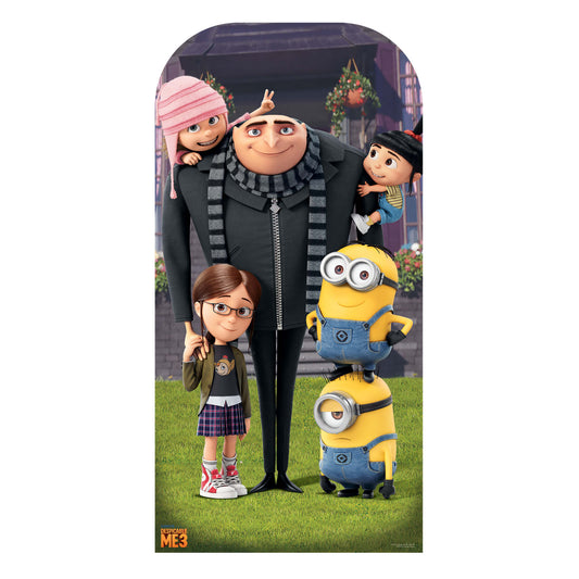 Despicable Me Stand In Gru and Minions Cardboard Cutout