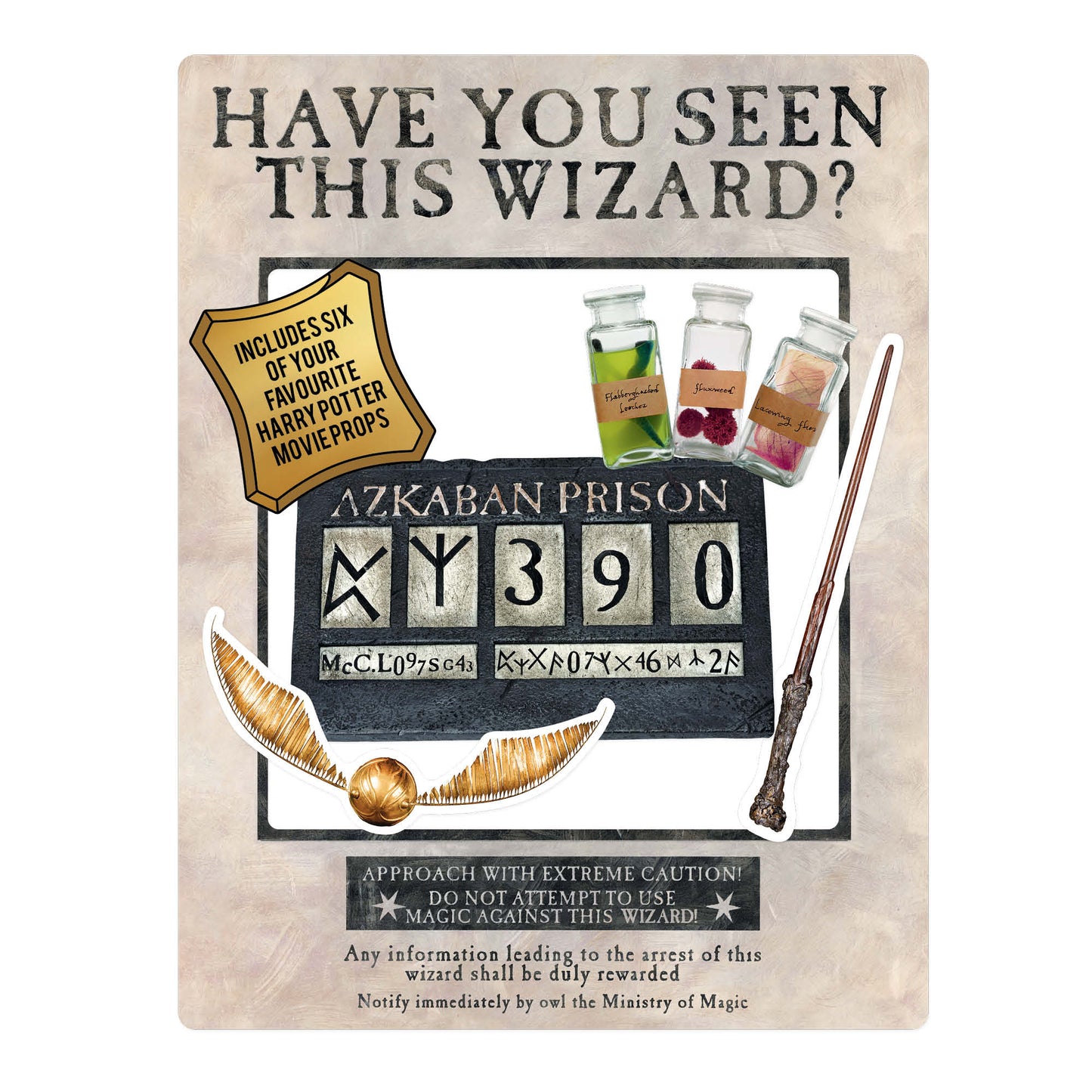 Cardboard Cutout  Harry Potter Wanted Poster White Selfie Frame Have You Seen This Wizard?
