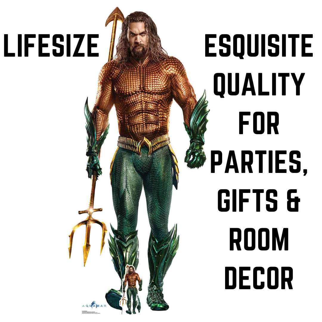 Aquaman Jason Momoa Cardboard Cutout - mycardboardcutout