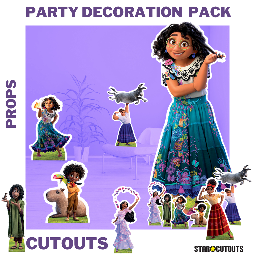 Mirabel Encanto Cardboard Cutout Party Decorations With Six Mini Party Supplies Cardboard Cutout